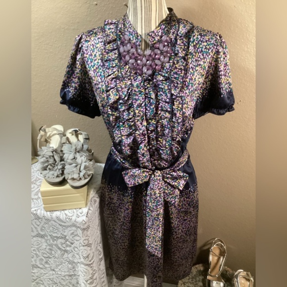 NEWT ATTENTION Colorful Women's Dress - Size 16